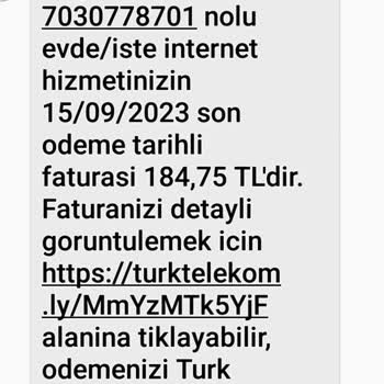 Türk Telekom Tivibu Yersiz Fatura Sorunu