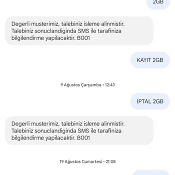 Bimcell Talimata Rağmen İnternet Paketimi İptal Etmedi Ve Paramı Aldı!