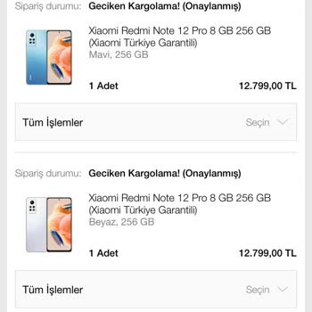 Geciken Kargolama N11.com