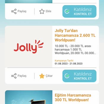 Jolly Tur World Puan Kampanyası Tam Bir Aldatmaca Ve Karşılığı Yok