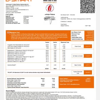 D-Smart Fazla Ücret Çıkarılmış