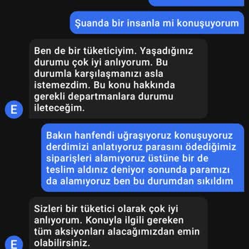 GetirYemek Siparişim Teslim Edilmedi Ve Paramı İade Etmiyorlar!