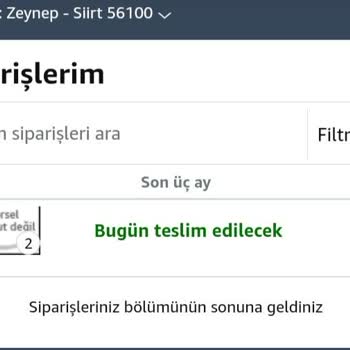 Amazon Siparişin Teslimat Tarihi Gelmesine Rağmen Kargoya Verilmedi