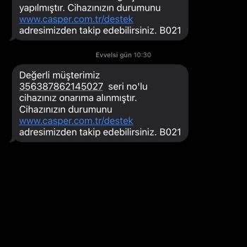 Casper Markasıyla İlgili Yaşanan Sorunlar