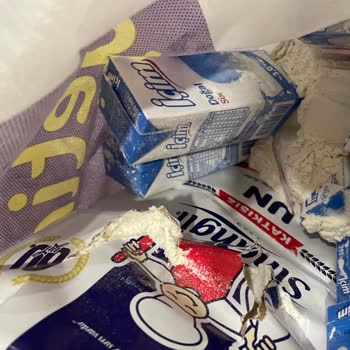 Getir Ambalajı Yırtık Un