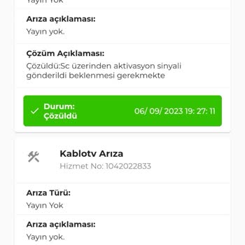 Kablo TV Servis Yalan Beyanı
