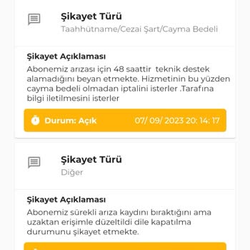 Kablo TV Servis Yalan Beyanı