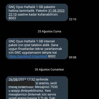 Turkcell Servis İptali Yapılmıyor Ve Sürekli Yenileniyor