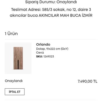 Enza Home İki Kapaklı Gardırop