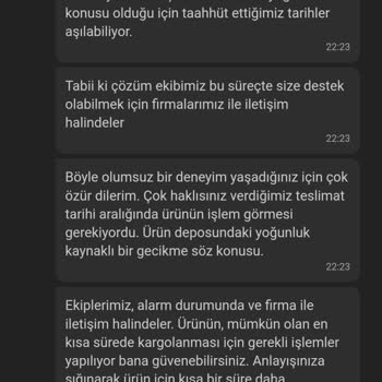Trendyol Müşteri Temsilcisi İlgisizliği