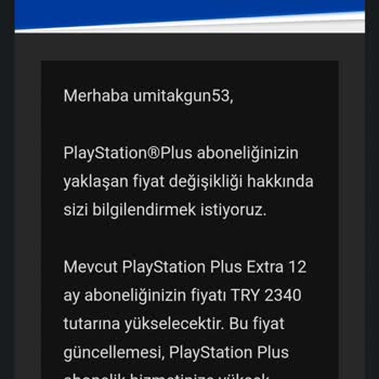 PlayStation Türkiye Üyelik Ücretleri Hakkında