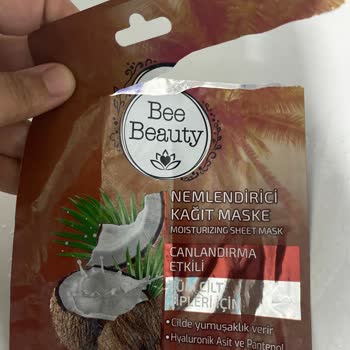 Bee Beauty Gratis'ten Aldığım Kağıt Maske