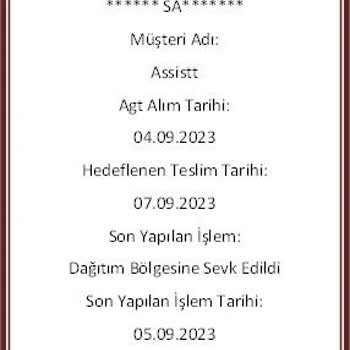 AGT Kurye (aynigunteslim.com) Aldığım Gönderi Elime Ulaşmadı, Kurye Cevap Vermiyor