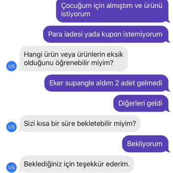Getir Siparişim Eksik Ve Çözümsüz!