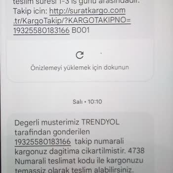 Sürat Kargo Kargomu Getirmedi Gibi Telefona Cevap Veren Bile Yok!