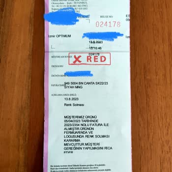 Tamer Tanca Çanta Renk Atması