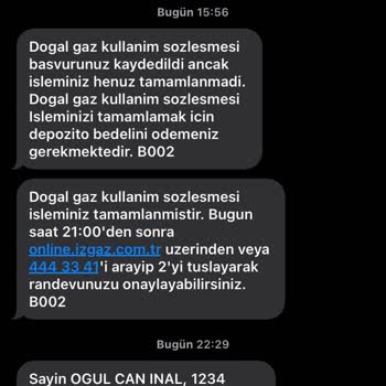 İzgaz Gaz Açım Randevusu Alamıyorum