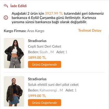 Trendyol Eksik İade Ücreti