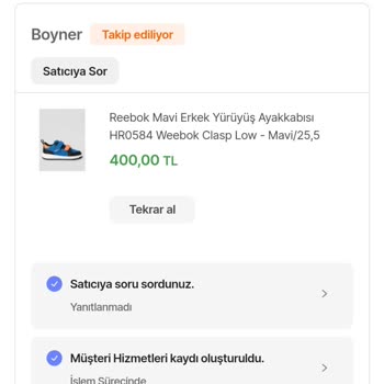 Hepsiburada Tedarik Edilemeyen Ürün