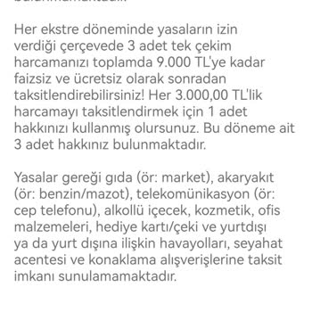Enpara Sonradan Taksitlendirme Hakkı Vermiyor