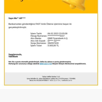 VakıfBank Banka Tarafından Mağduriyet