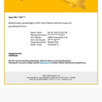 VakıfBank Banka Tarafından Mağduriyet