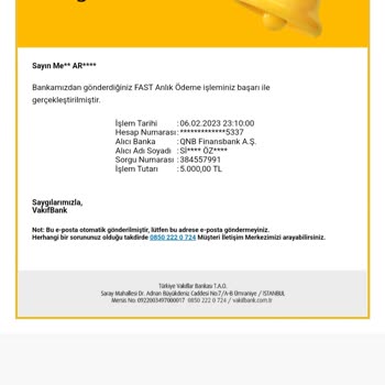 VakıfBank Banka Tarafından Mağduriyet