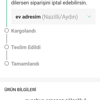 Dolap Uygulaması Zamanında Kargolanmayan Ürün