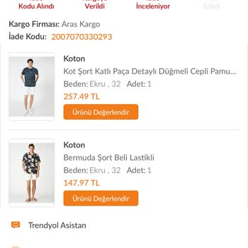 Trendyol İade Sürecinde Yaşanan Aksaklık Ve Gecikme