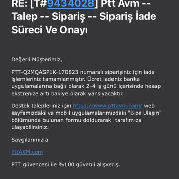Epttavm Geciken İade Ücreti