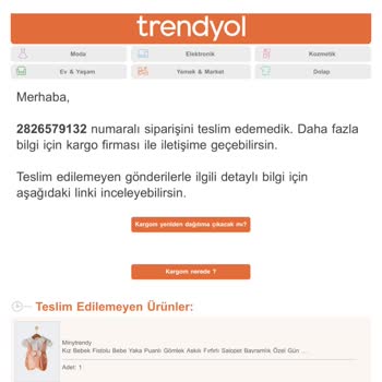 Aras Kargo Dağıtım Şubesi Şikayet