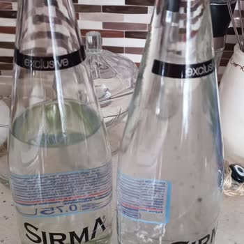 Sırma Su Şişesi Yosun Bağlamış
