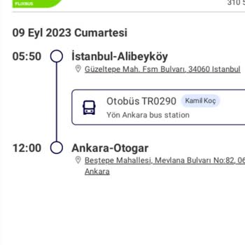 Kamil Koç Alibeyköy Otogarı'na Uğramayan Otobüs