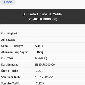 Denizli Büyükşehir Belediyesi Denizli Kart Bakiye Yetersiz Sorunu