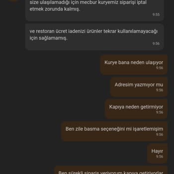 Trendyol Yemek Almadığını Hizmetin Ücret İadesi Yapılmadı