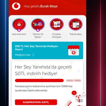 Vodafone Net Vodafone Geçersiz Hediye Çeki