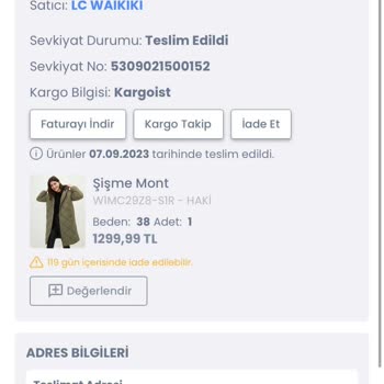 LC Waikiki Etiket Fiyat Farkı