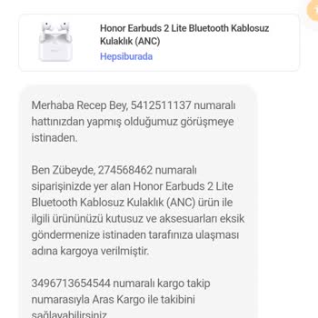 Hepsiburada İlgisizliği Garanti Boş