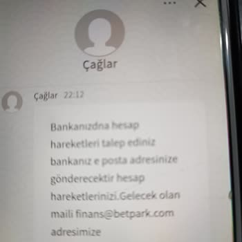 Betpark Ödeme Kazançları Hesaba Yatırmıyor