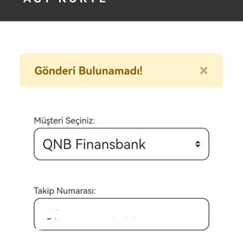 QNB Finansbank Trendyol Kartı Kurye Süreci