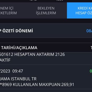 Pazarama Maxi Puan İadesinin Yapılmaması