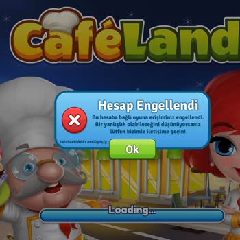 Cafeland Game Hesabıma Erişim Engeli