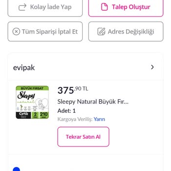 Pazarama'dan Aldığım Ürünün Hala Kargoya Verilmedi İlgisizlik