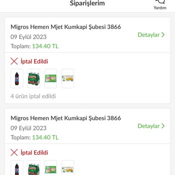 Trendyol Hızlı Market Trendyol İptal Belası Kriz