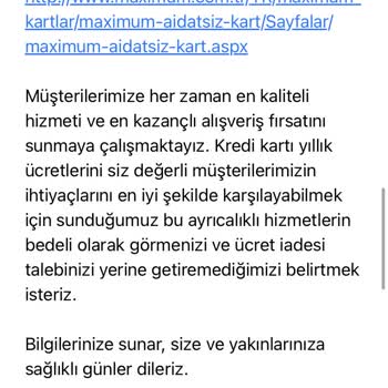 İş Bankası Genç Maximum Yıllık Aidat Yanıltması!