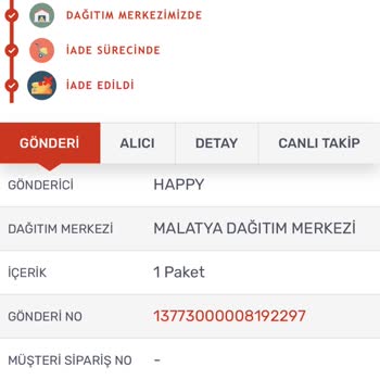 Happy Center Sahte Kargo Oyunu