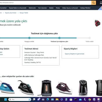 Amazon.com.tr Kendi Teslimat Noktasının Adresini Bilmiyor