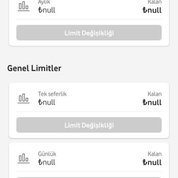 Vodafone Mobil Ödeme Limiti