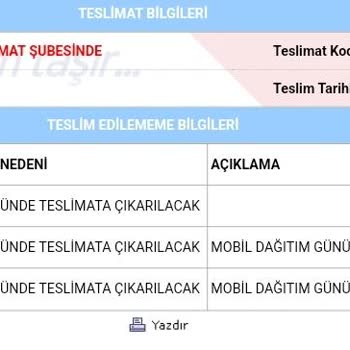 Aras Kargo Kargo Geç Geliyor