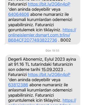 D-Smart Faturanın Çok Fazla Olması
